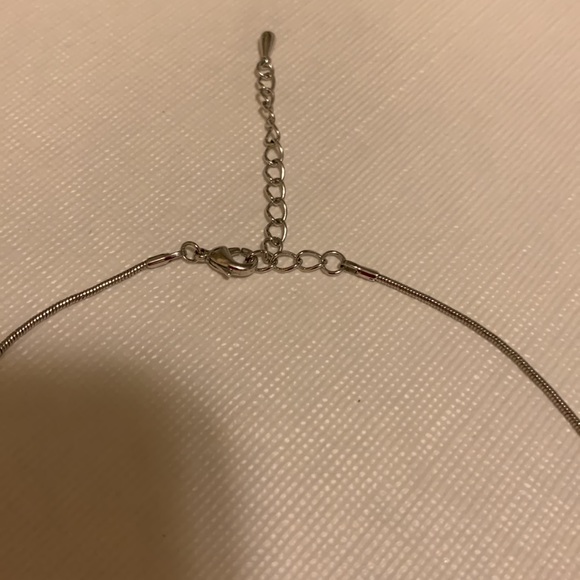 Disney Mickey Mouse Silver rhinestone 18 inch necklace - Picture 3 of 12